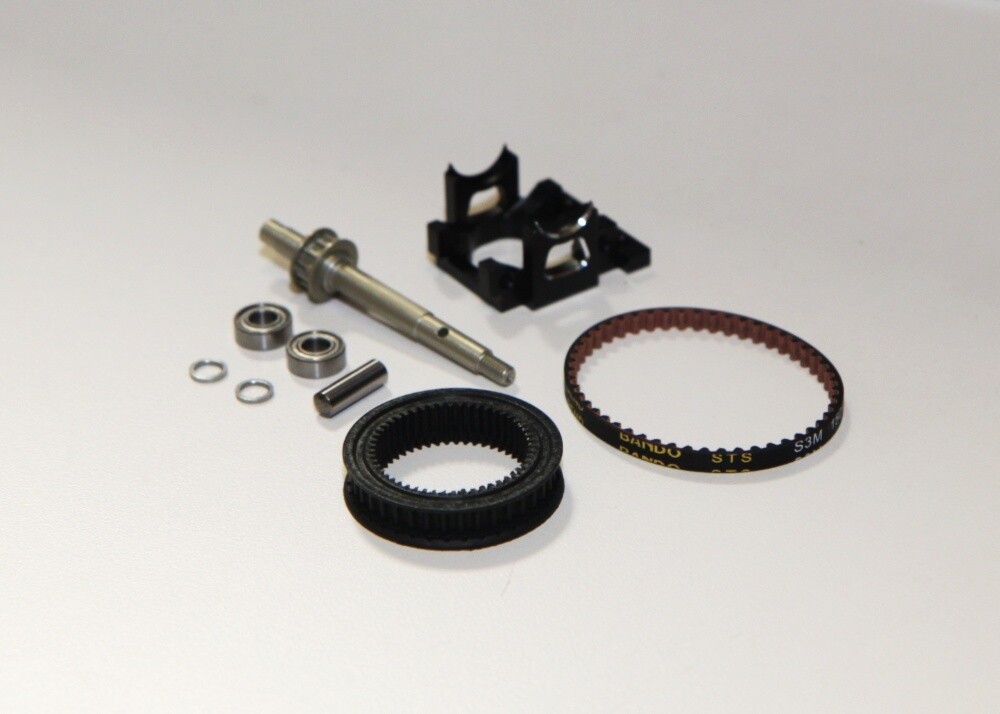 SHARK – BELT DRIVE CONVERSION KIT FOR SHARK TRANSMISSION, Colour: Black