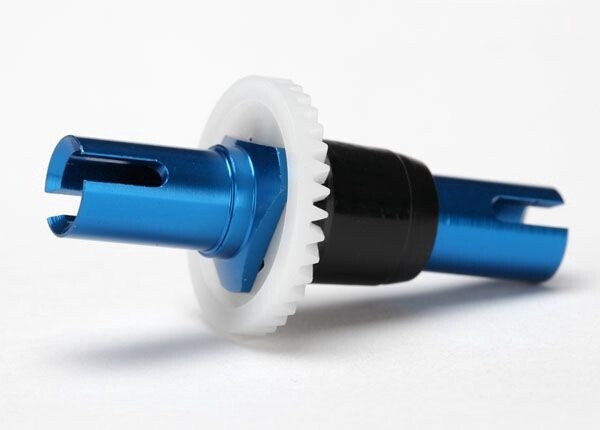 SPOOL SOLID AXLE ALUM BLUE - 7581