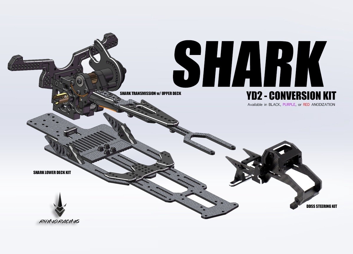 Rhino Racing SHARK Conversion Lower Deck - Purple Rhino Racing SHARK Conversion Lower Deck - Purple