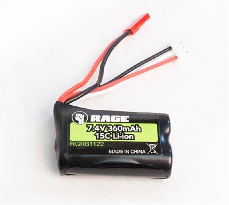 7.4V 360mah Li-ion battery
