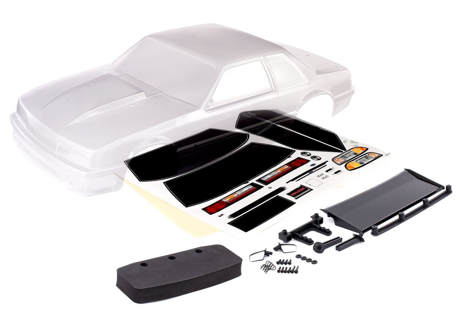 Body Mustang Foxbody Clear - 9421