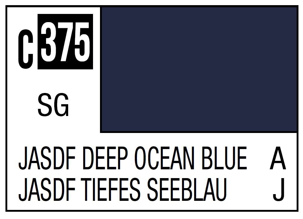 Mr Hobby Mr. Color C375 Jasdf Deep Ocean Blue (Japan Air Self Difence Force OfFShore Camouflage) - 10ml