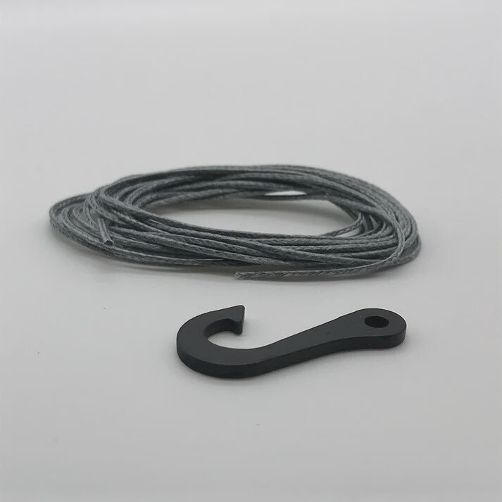 Synthetic Winch Line &amp; Steel Hook