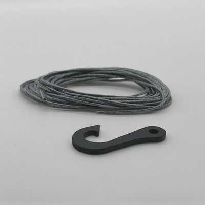 Synthetic Winch Line &amp; Steel Hook