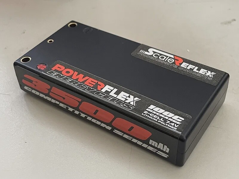 REFLEX SHORTY LIPO 7.4v 2S 3500mah 100C Lipo Battery