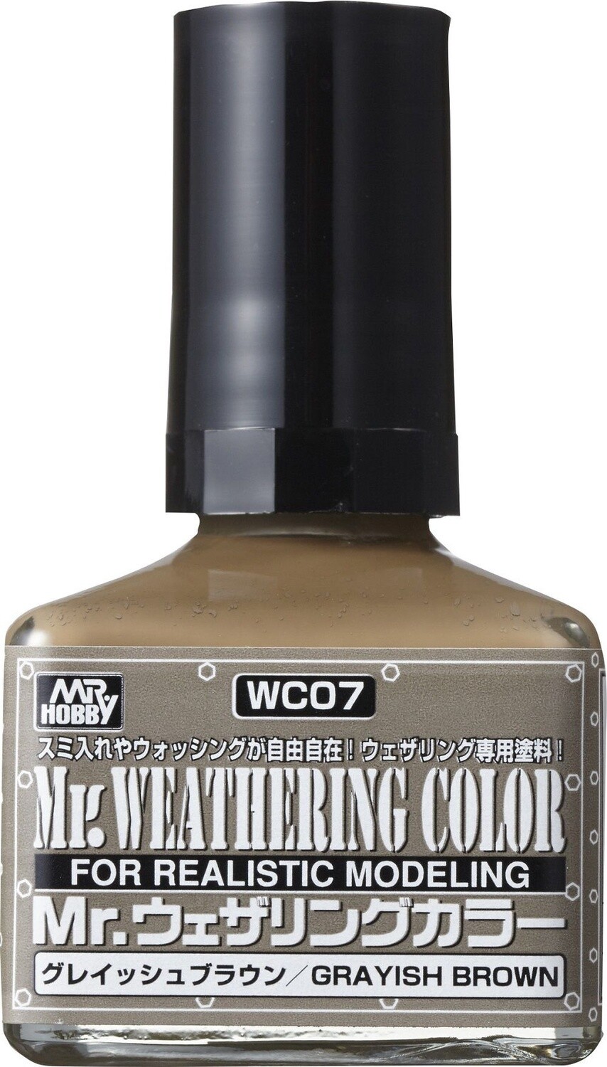 Mr Hobby Mr. Weathering Color - Grayish Brown - 40ml