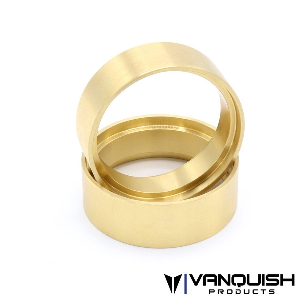 1.9 Brass 0.8&quot; Wheel Clamp Rings (Pair)
