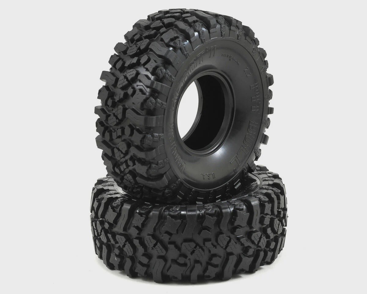 Pit Bull Tires Rock Beast II 2.2&quot; Scale Rock Crawler Tires (2) (No Foam) (Komp)