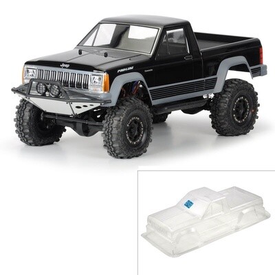 1/10 Jeep Comanche Full Bed Clear Body 12.3&quot; (313mm) WB Crwlrs