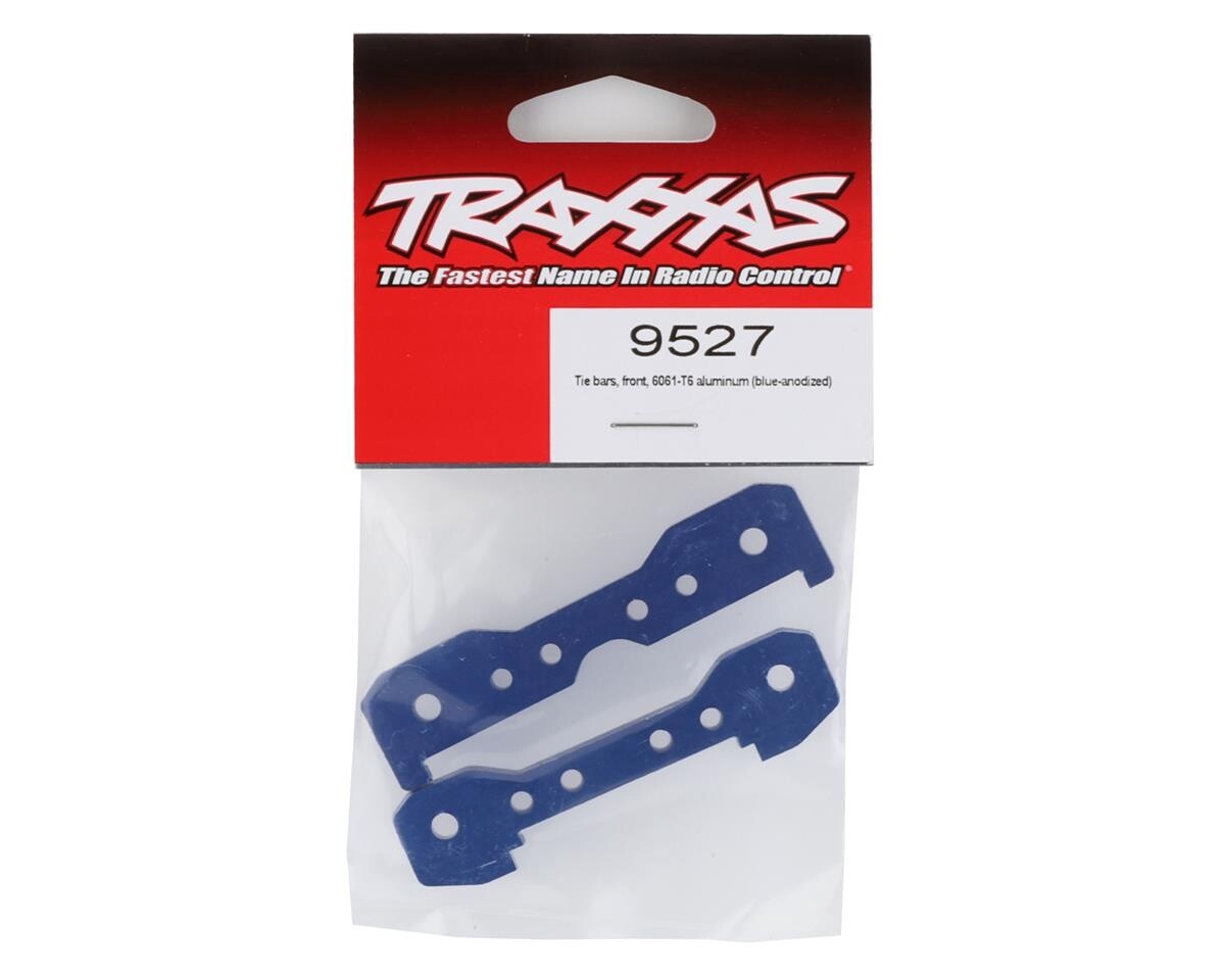 TRA9527 Traxxas Sledge Aluminum Front Tie Bars (Blue)