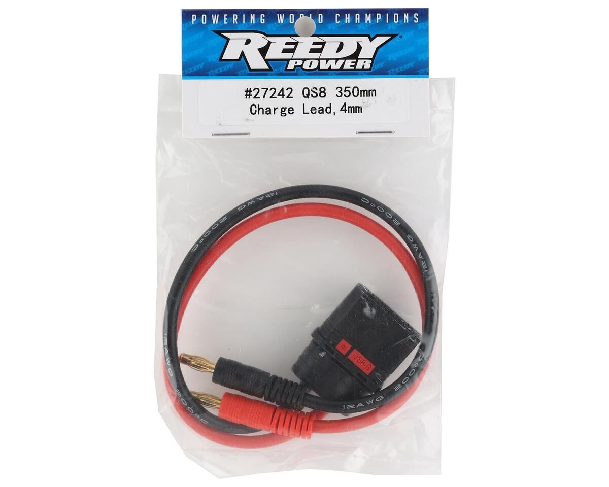 Reedy Charge Lead (QS8 Plug to 4mm Bullet) ASC27242