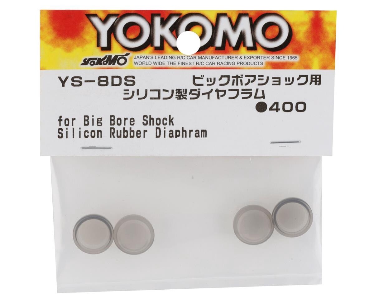 Yokomo BD8/BD7 Silicone Big Bore Shock Diaphragm Set (4) YOKYS-8DS