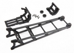 Wheelie bar, black  wheelie bar mount-9460