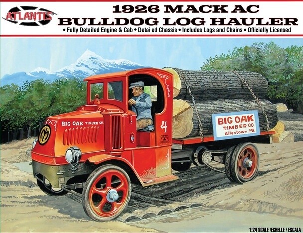1926 MACK AC Bulldog Logging Truck 1/24 Scale