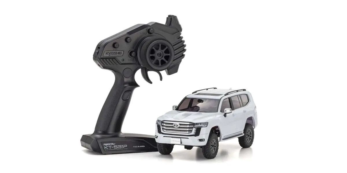Mini-Z 4x4 MX-01 Readyset Toyota Land Cruiser 300 Precious White Pearl