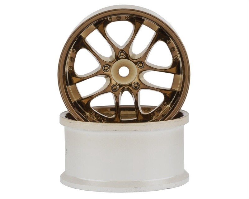 Topline SSR Agle Minerva 5-Split Spoke Drift Wheels (Bronze) (2) (6mm Offset) w/12mm Hex