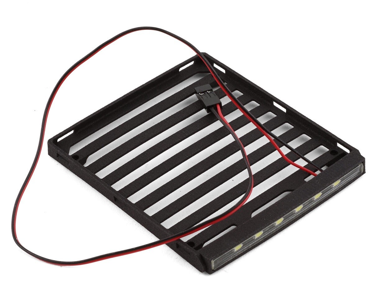 RC4WD CChand  SCX24 Flat Roof Rack w/ LED Lights