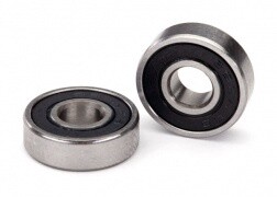 Ball bearing, black rubber sealed (6x16x5mm) (2)TRA5099A