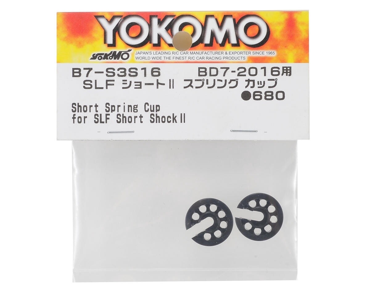 Yokomo SLF Short Shock II Spring Cup (Black)