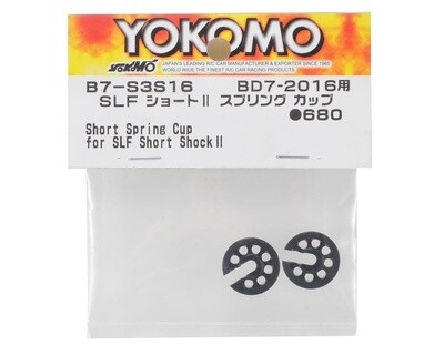 Yokomo SLF Short Shock II Spring Cup (Black)