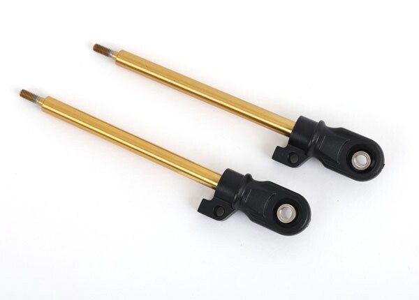 Shock shaft, 72mm (GT-Maxx®) (TiN-coated) (2) (assembled with rod ends and steel hollow balls)