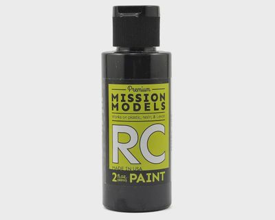 Mission Models Black Acrylic Lexan Body Paint (2oz)