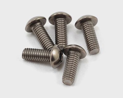 Yokomo 3x8mm Titanium Button Head Screw (5)