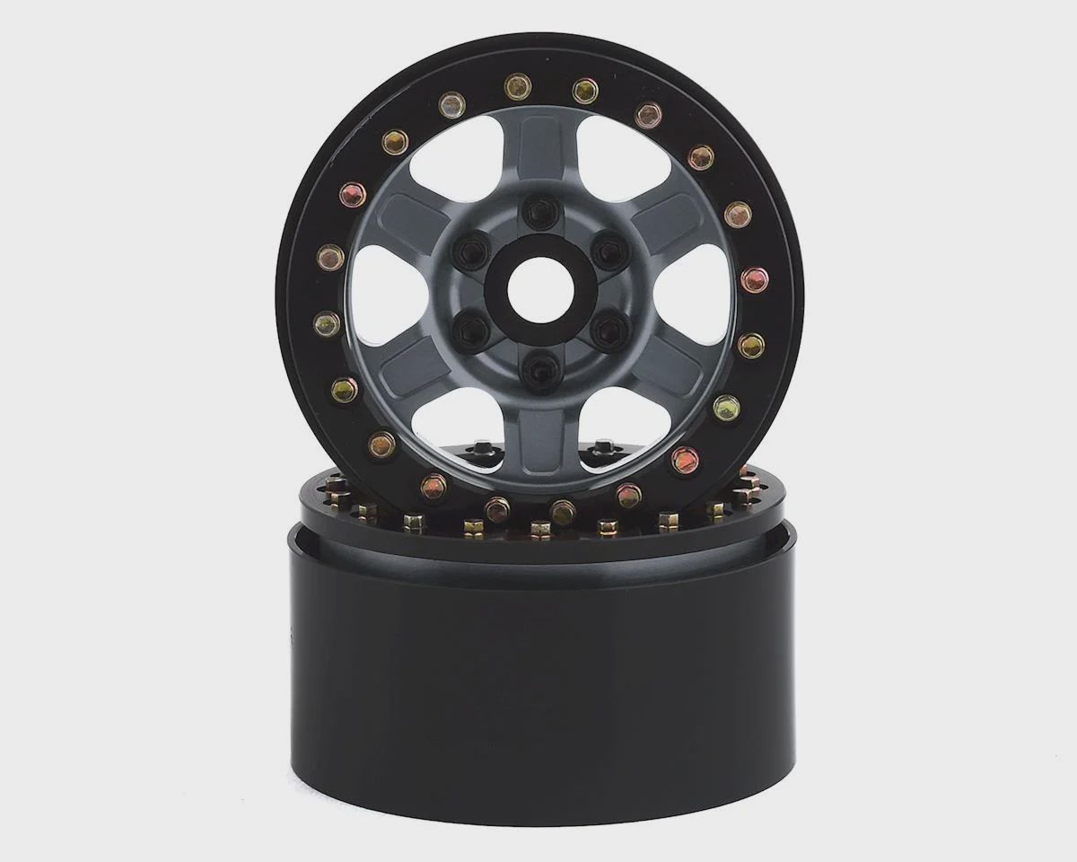 SSD RC 1.9"" Challenger Beadlock Wheels (Grey) (2)