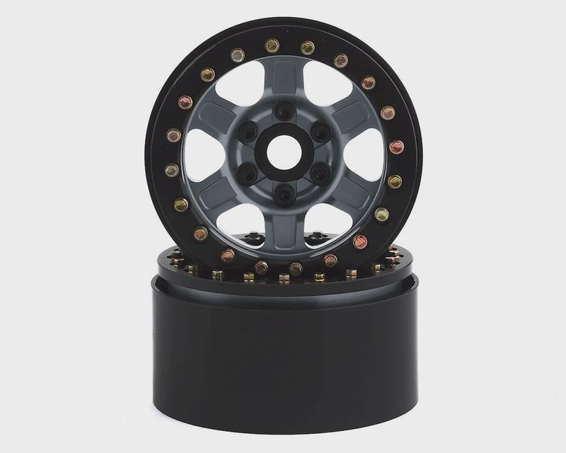 SSD RC 1.9"" Challenger Beadlock Wheels (Grey) (2)