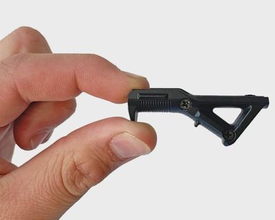 GoatGuns Miniature Scale Accessory Angled Foregrip (Black)