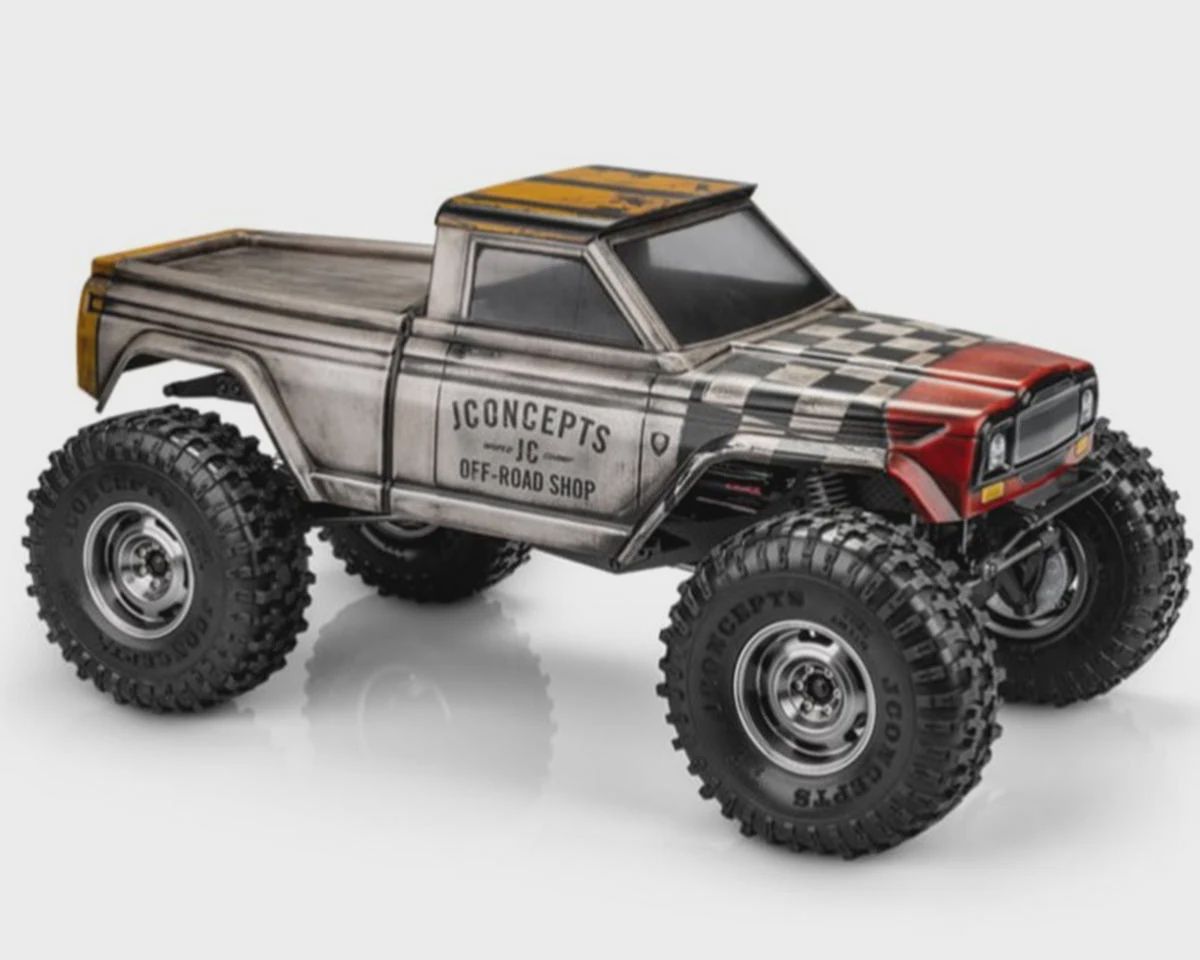 JConcepts JCI Warlord Pre-Trimmed 1/10 Tucked Rock Crawler Body (Clear) (12.3&quot;)