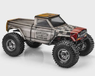JConcepts JCI Warlord Pre-Trimmed 1/10 Tucked Rock Crawler Body (Clear) (12.3