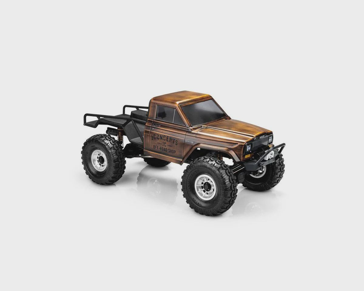 JConcepts JCI Warlord Pre-Trimmed 1/10 Tucked Rock Crawler Body (Clear) (Cab Only) (12.3&quot;)