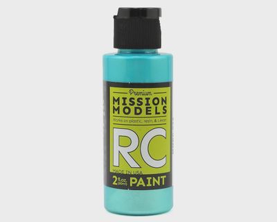 Mission Models Iridescent Teal Acrylic Lexan Body Paint (2oz)