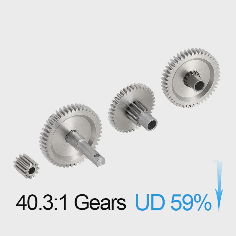 INJORA Overdrive 71% Steel Transmission Gear Set TRX4M