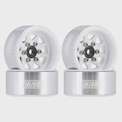 1.0&quot; Negative Offset 3.78mm Deep Dish Stamped Steel Wheel Rims For 1/24 RC Crawlers (4) (W1004)