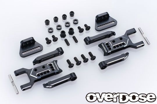 Overdose Adjustable aluminum rear suspension arm Type-3