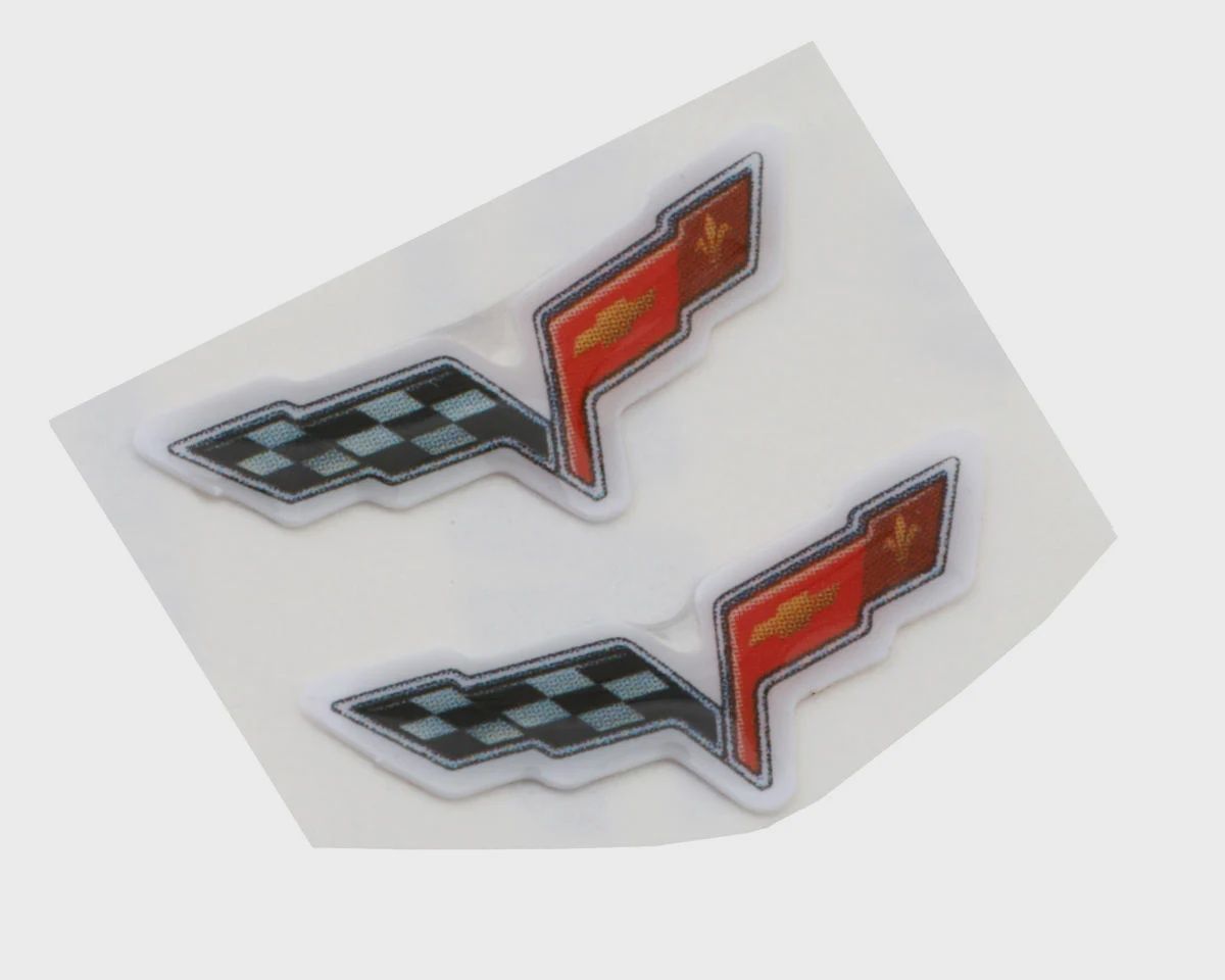 24K RC Technology 1/10 Corvette Emblems (2)