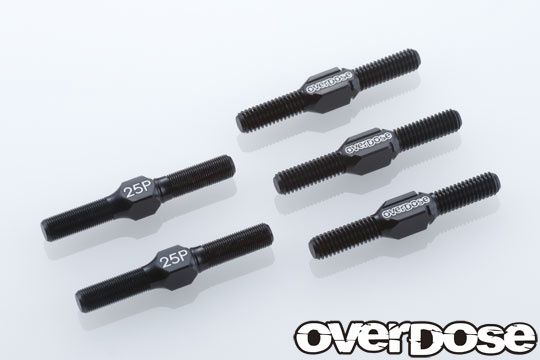 Overdose Aluminum Turnbuckle Set(For GALM), color: Black