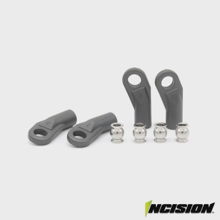 Pro Bent Rod Ends with Pivot Balls (4)
