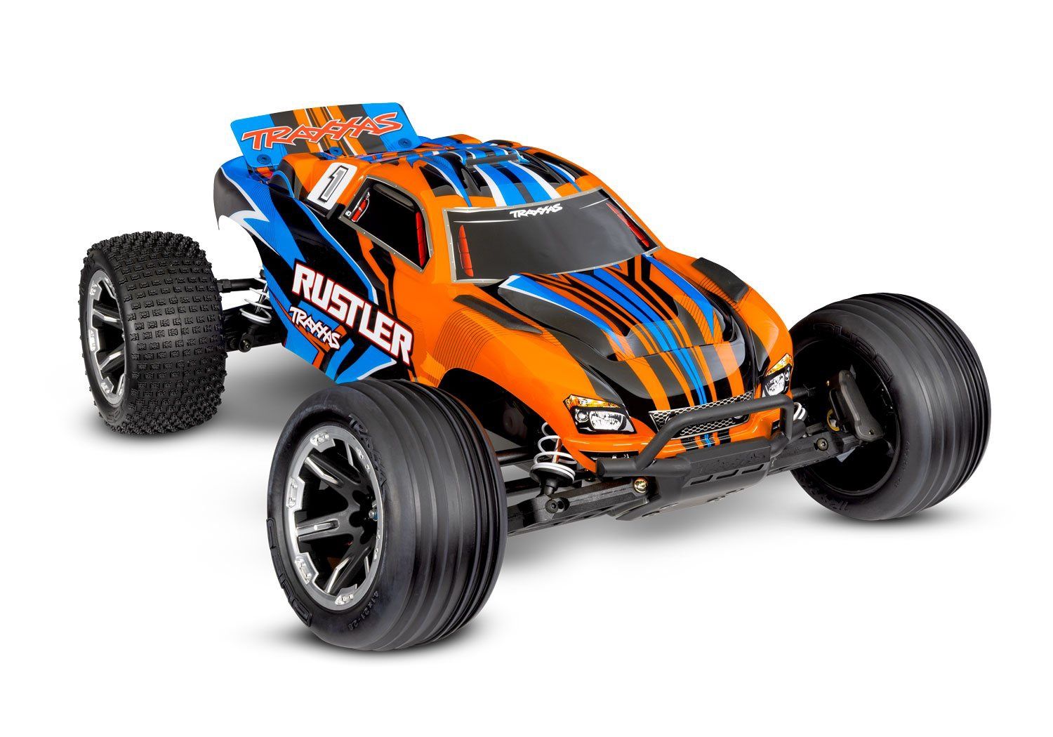 TRA37254 HD Rustler 2wd RTR w/USB-C