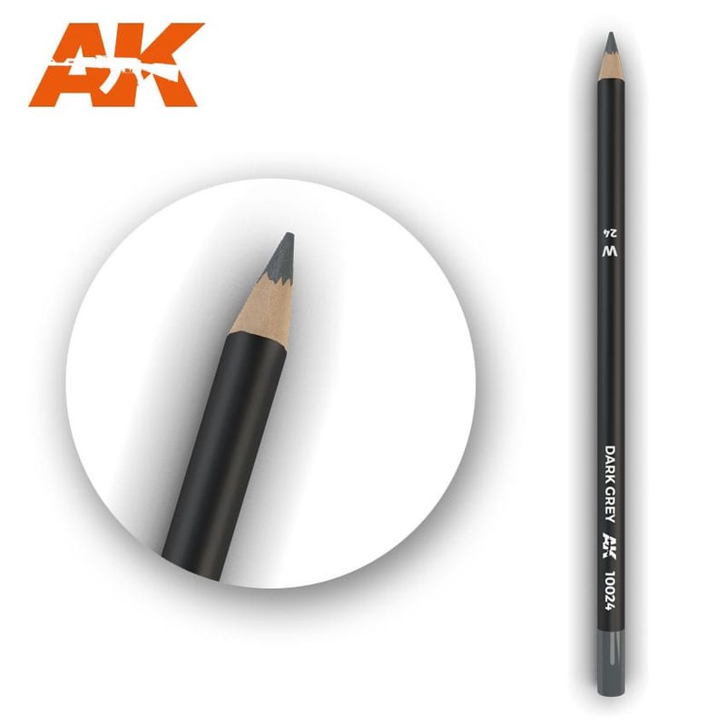 AK Interactive Weathering Pencil - Dark Grey