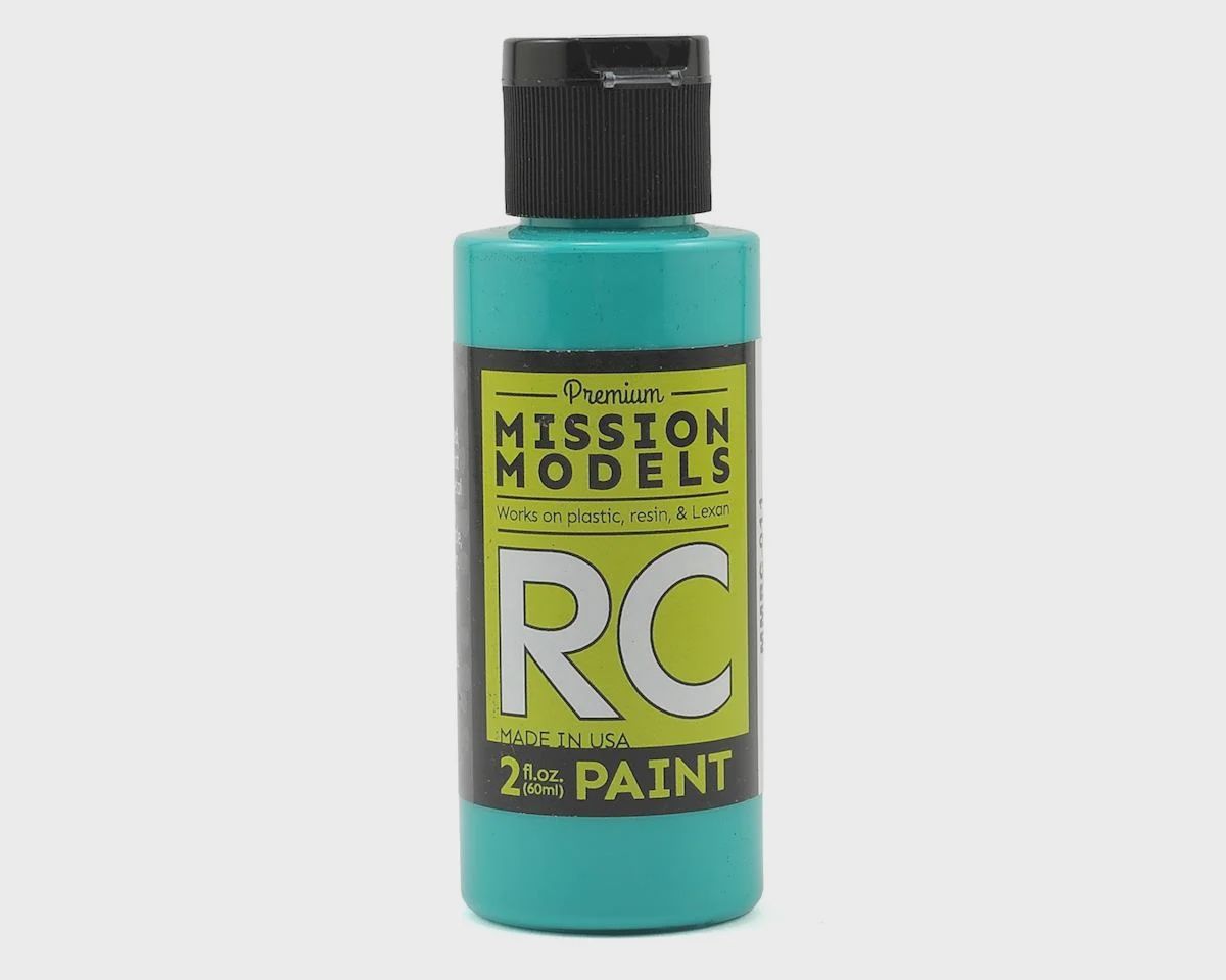 Mission Models Aqua Blue Acrylic Lexan Body Paint (2oz)