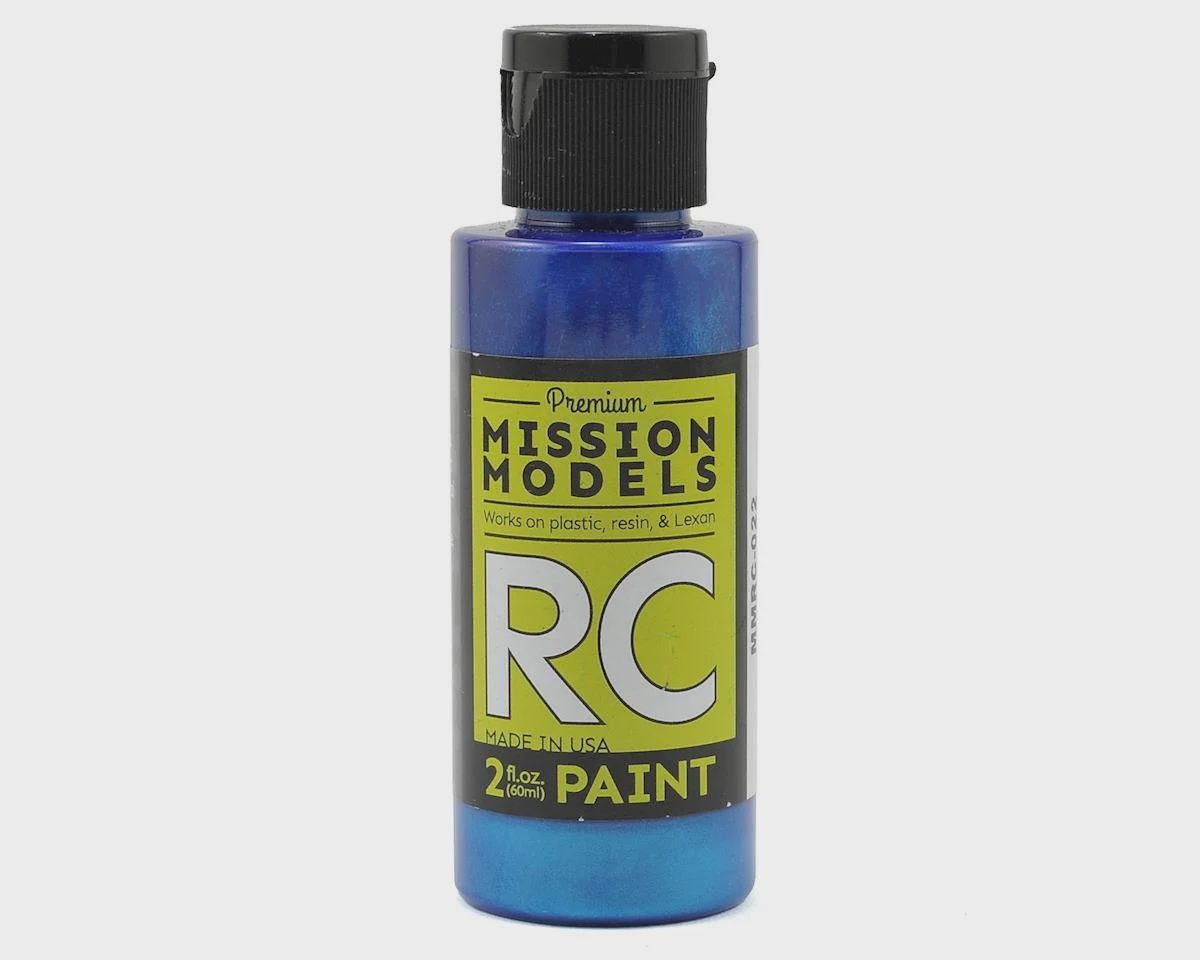 Mission Models Pearl Blue Acrylic Lexan Body Paint (2oz)