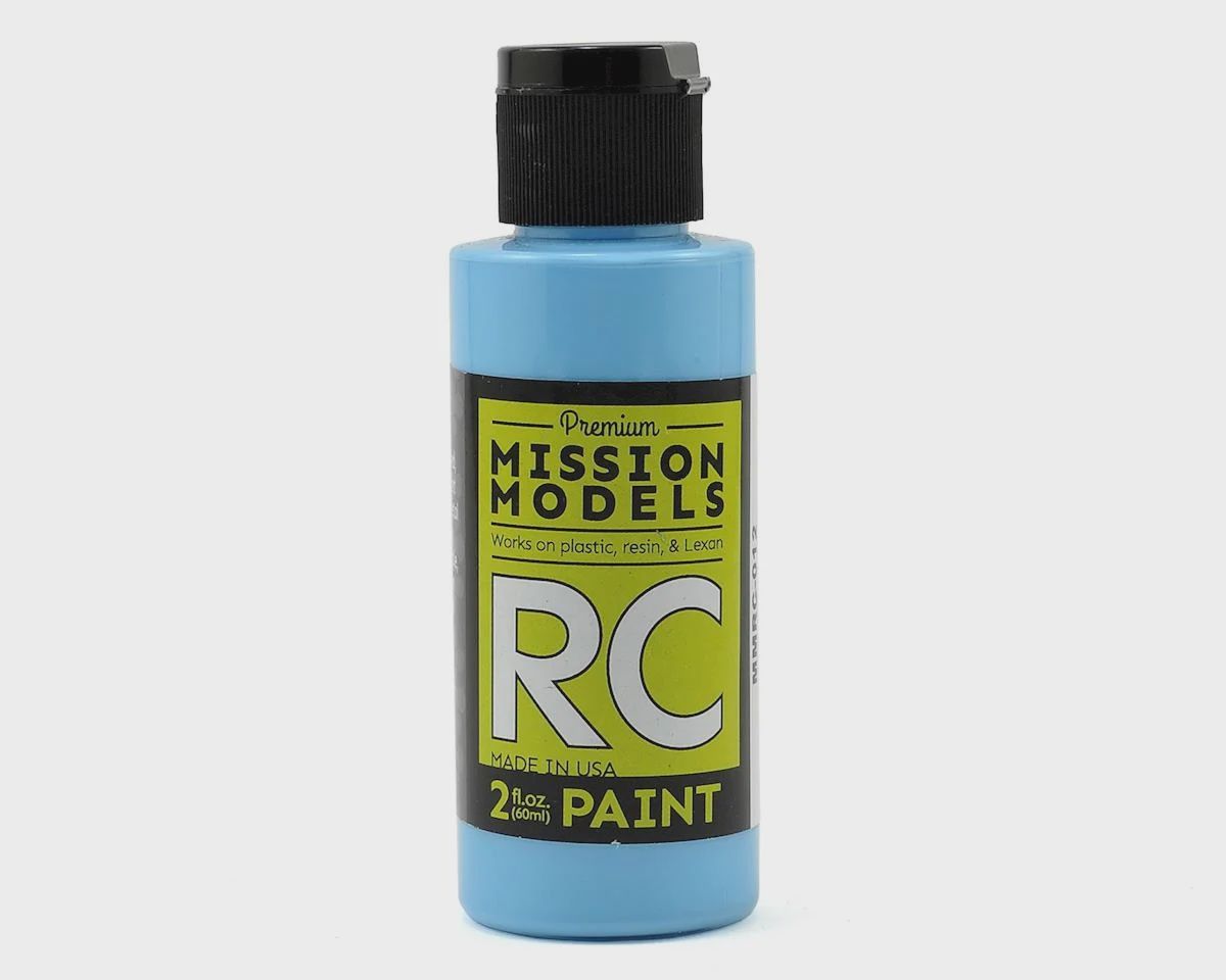 Mission Models Sky Blue Acrylic Lexan Body Paint (2oz)