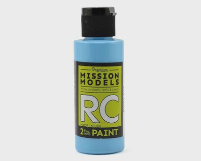 Mission Models Sky Blue Acrylic Lexan Body Paint (2oz)