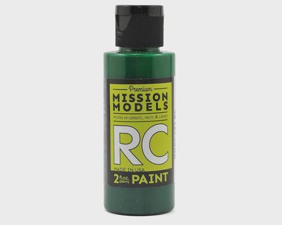 Mission Models Translucent Green Acrylic Lexan Body Paint (2oz)