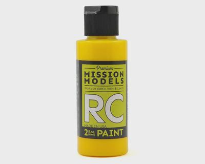 Mission Models Translucent Yellow Acrylic Lexan Body Paint (2oz)