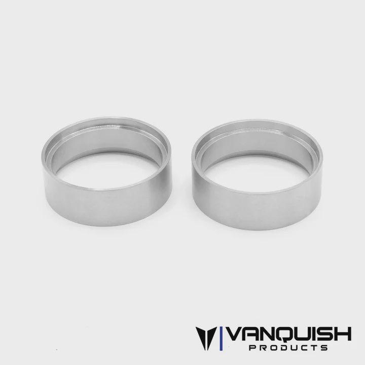 1.9 Aluminum Wheel Clamp Rings (Pair) 1.0&quot;
