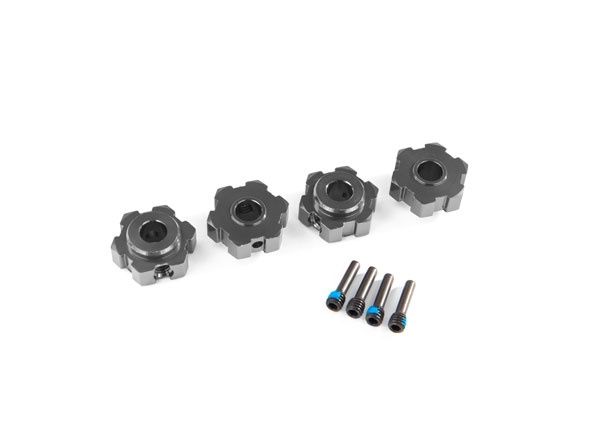 Traxxas Aluminum (gray-anodized) (4)/ 4x13mm